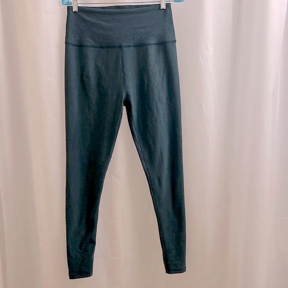 BEYOND YOGA high waist green yoga pants leggings size XL